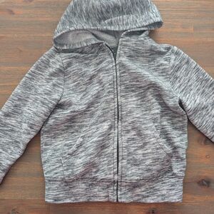 Old Navy Kids Heather Gray Zip-Up Hoodie